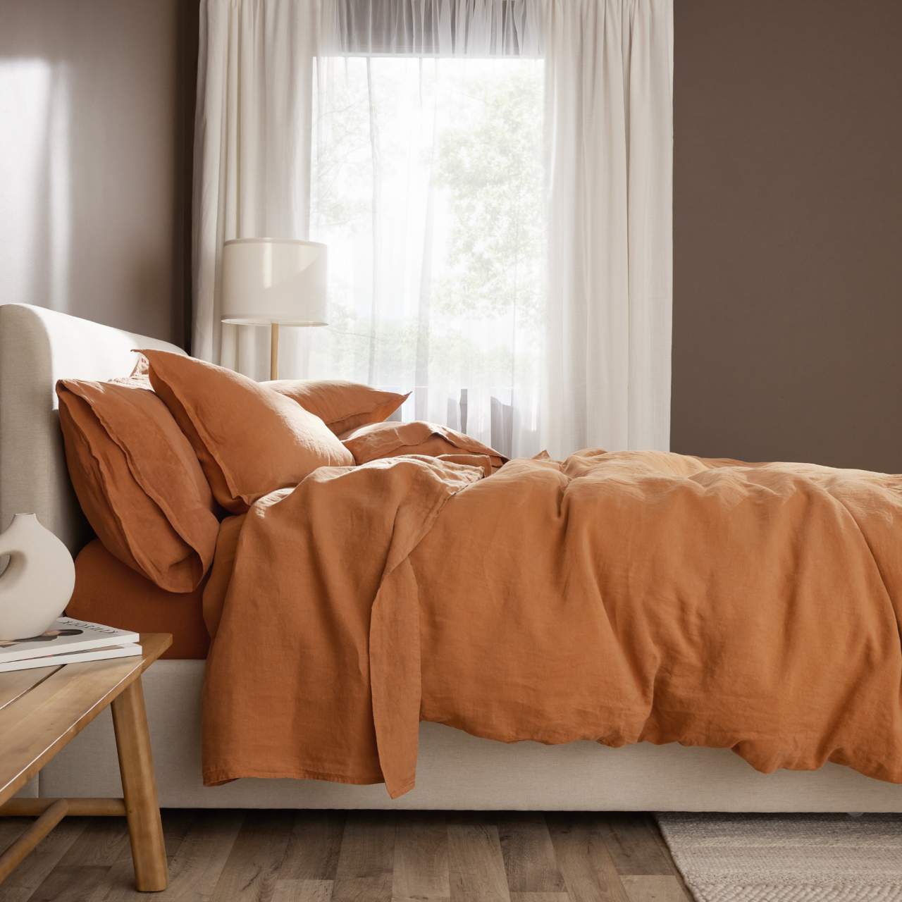 Cocoon™ Ensemble de drap en lin 100% Européen