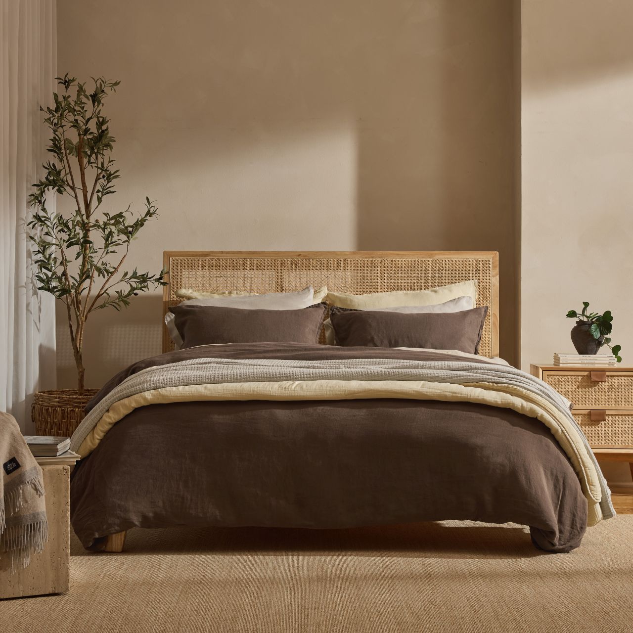 Cocoon™ Ensemble de drap en lin 100% Européen