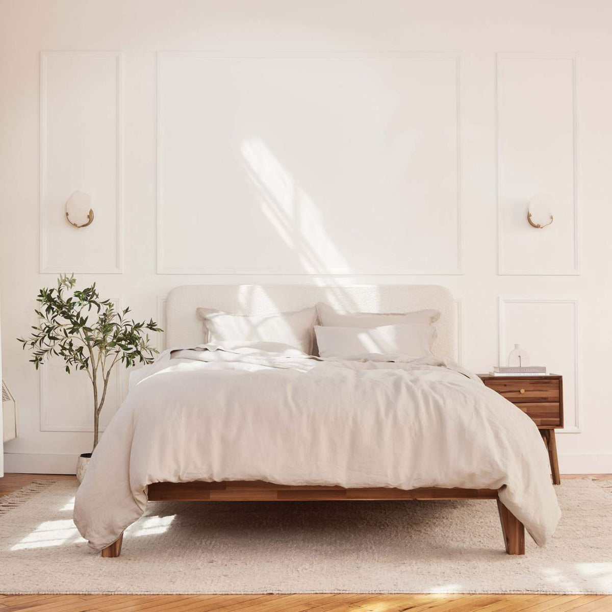 Cocoon™ Drap housse en lin Européen